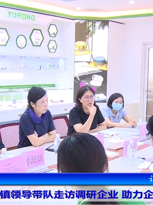 寮步镇党委书记赵智佳走访hjc黄金城集团集团注塑模具加工